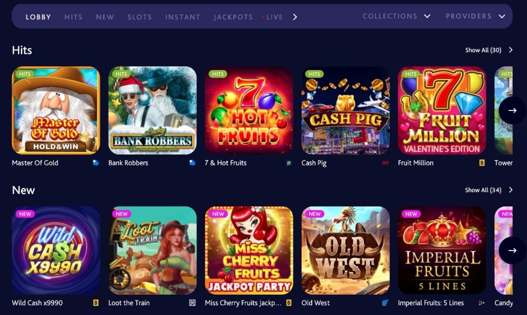 7bit casino games
