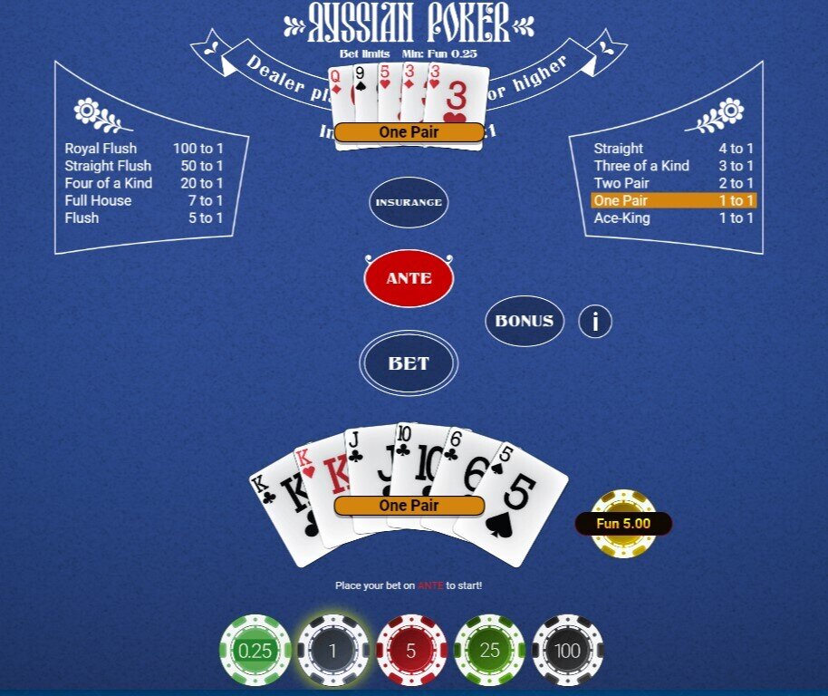 Russian Poker Winner 2