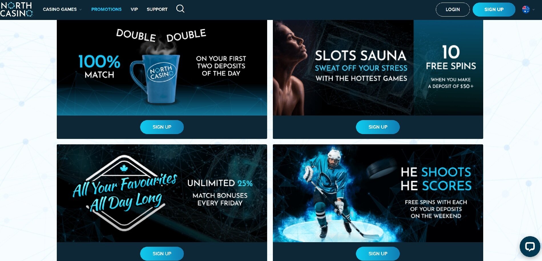 North Casino Bonuses and Promotions