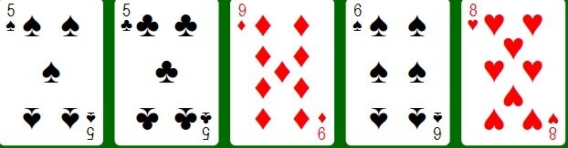 One pair poker hand